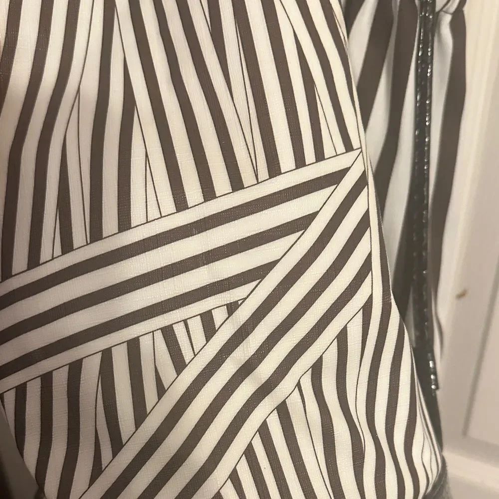Henri Bendel Bucket bag backpack canvas&snakeskinbag - Picture 5 of 14